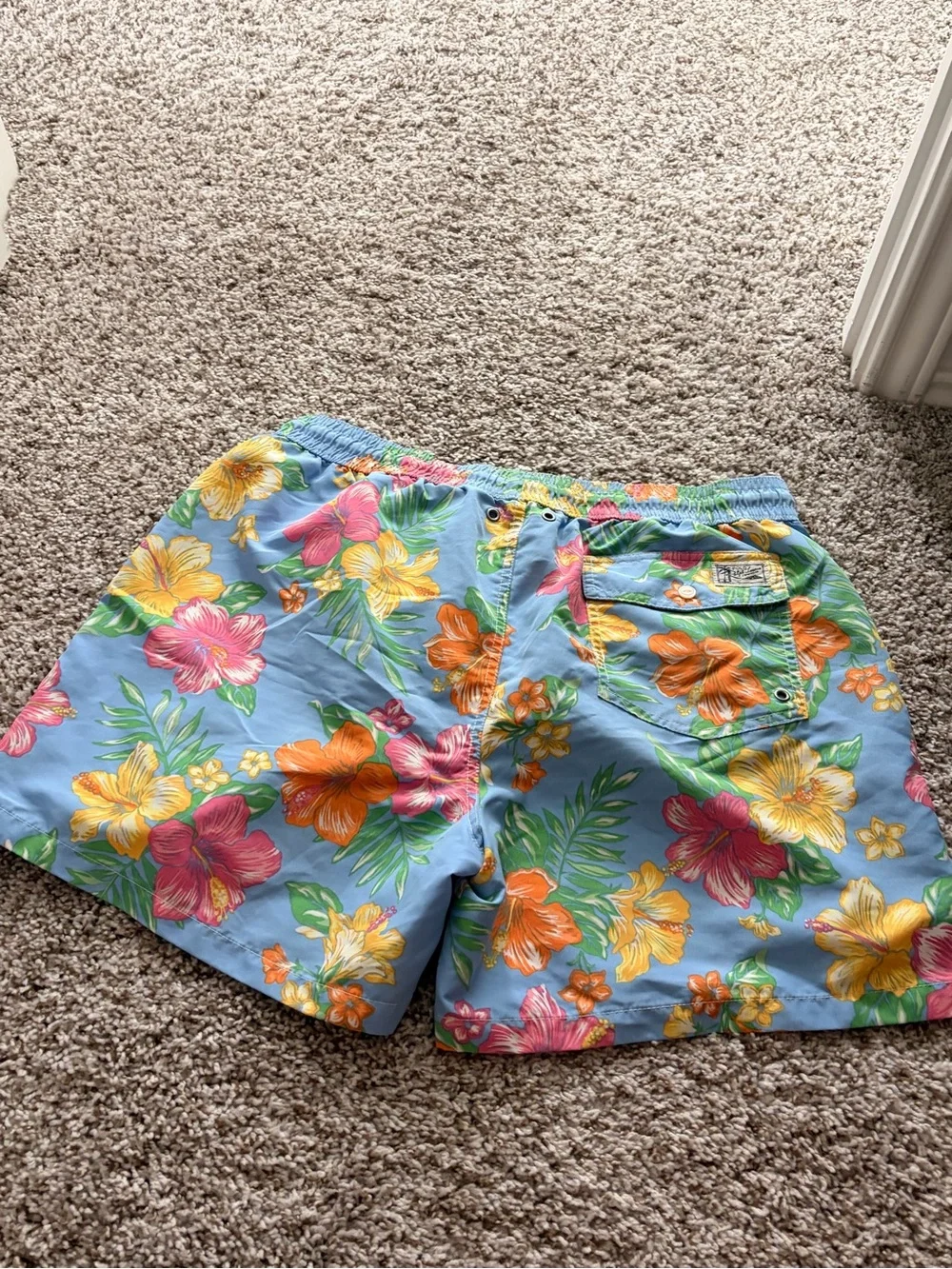 Polo Ralph Lauren Hibiscus Traveler Swim Trunk